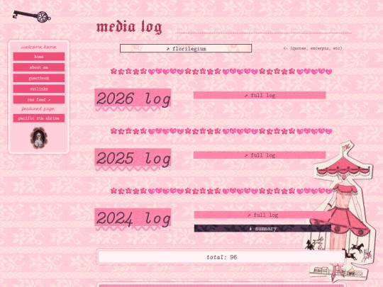 log screenshot