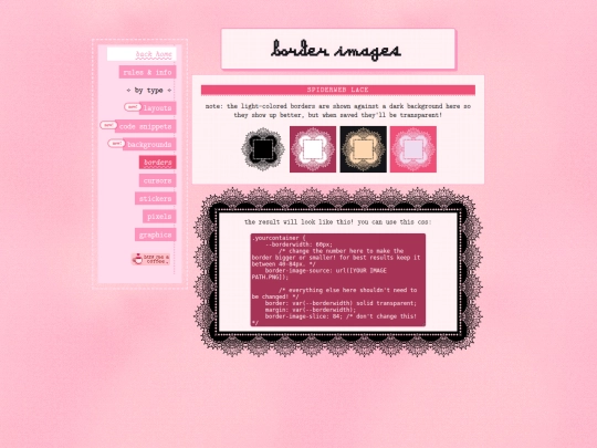 materials/borders screenshot