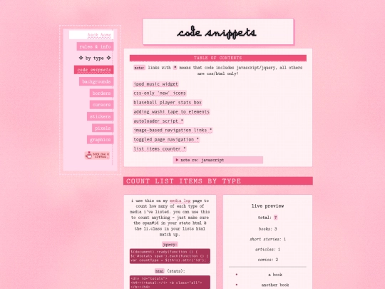 materials/snippets/list-counter screenshot