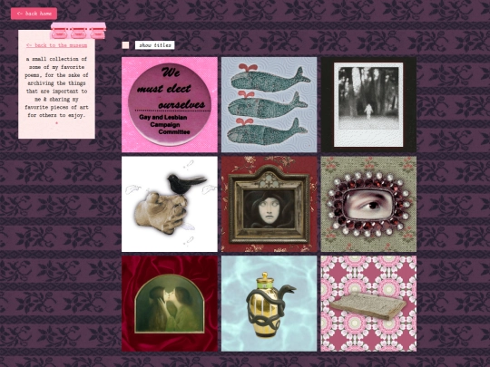 museum/poetry screenshot