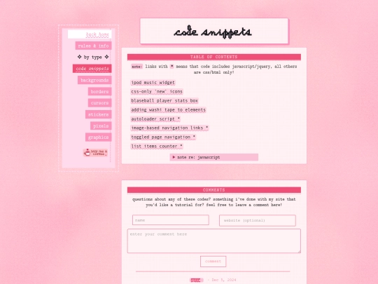 snippets screenshot
