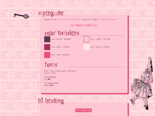 styleguide screenshot