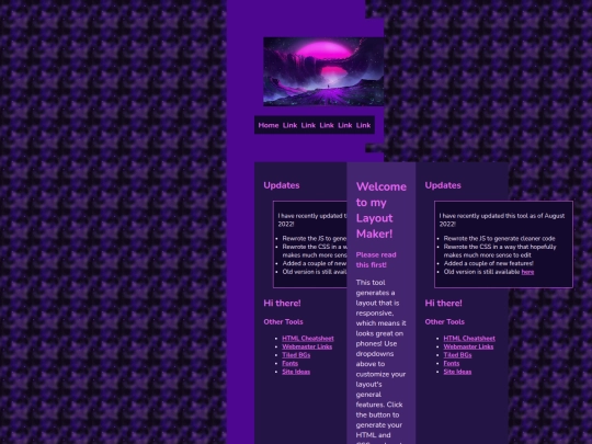 sadgrl-layout-page screenshot