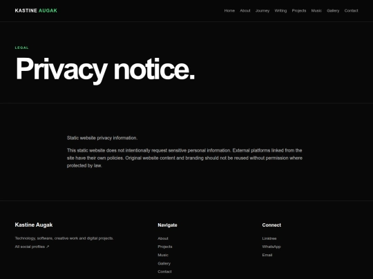 privacy screenshot