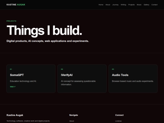 projects screenshot