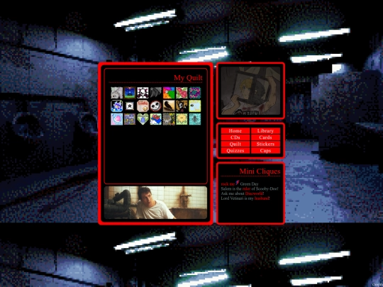 cliquepages/quilt screenshot