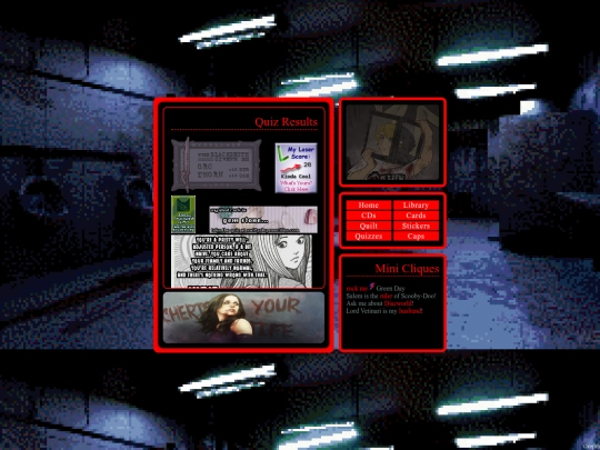 cliquepages/quizzes screenshot