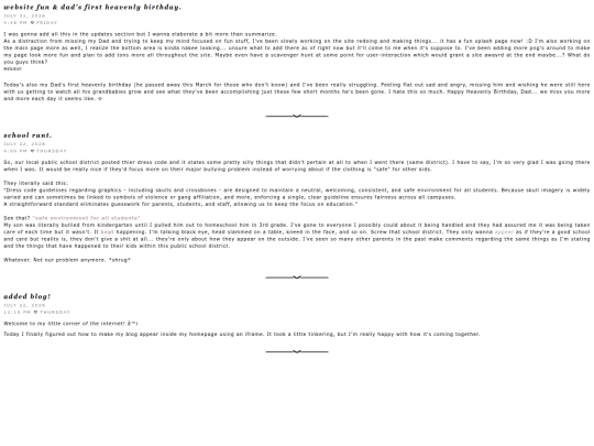 blog screenshot