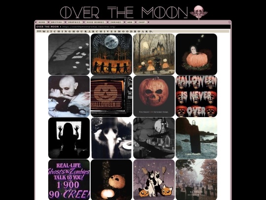 spookymoodboard screenshot