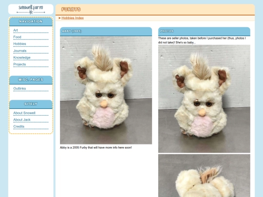hobbies/furbys screenshot