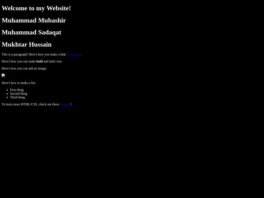 index screenshot