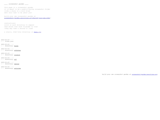 index screenshot