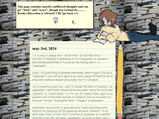 diary screenshot