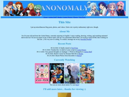 index screenshot