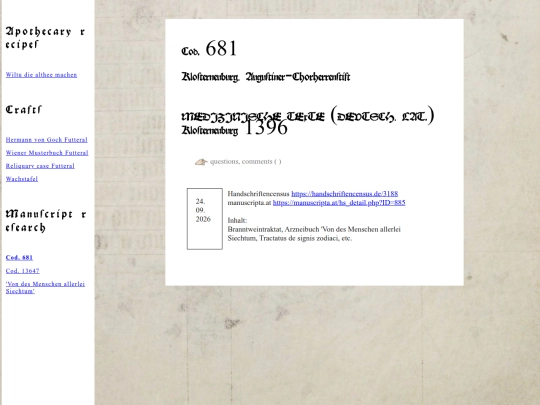 monastery/workshop/logbook/cod-681 screenshot
