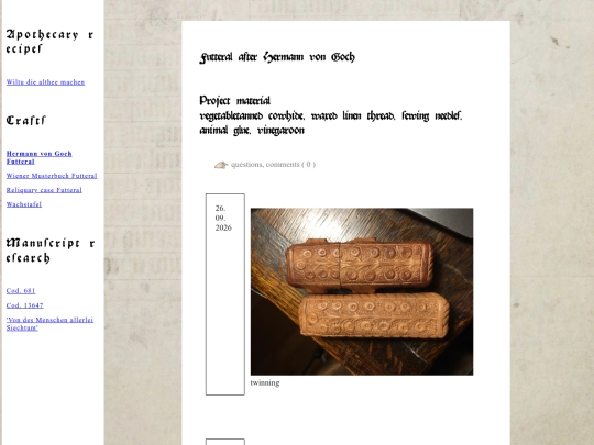 monastery/workshop/logbook/goch-futteral screenshot