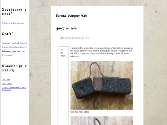monastery/workshop/logbook/reliquarycase-futteral screenshot