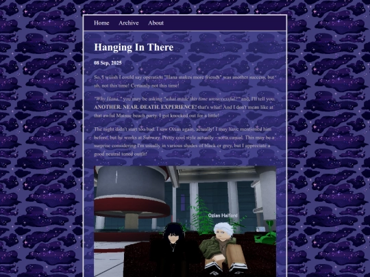 blog/posts/2025-09-08-Hanging-In-There screenshot