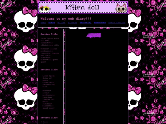 diary screenshot