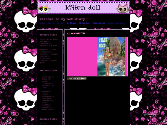 ezine screenshot