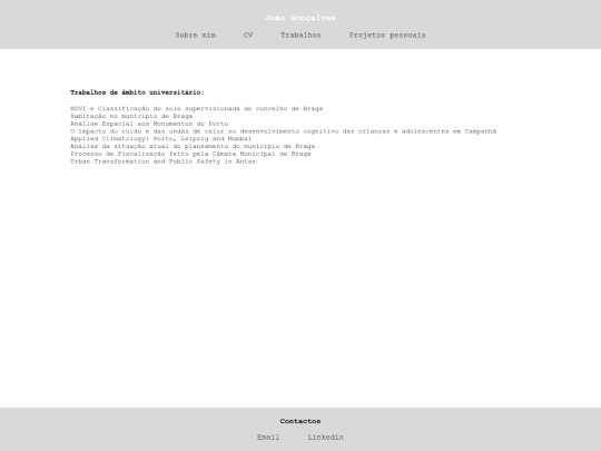 trabalhos screenshot