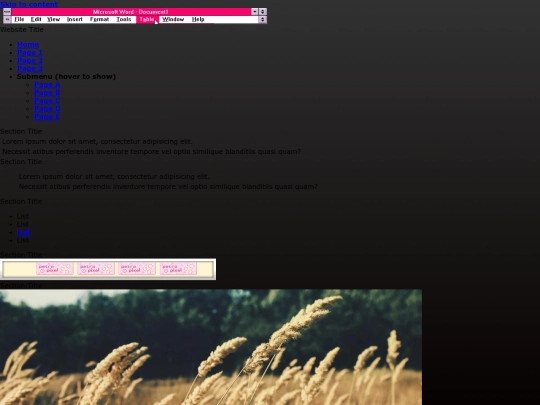 index screenshot