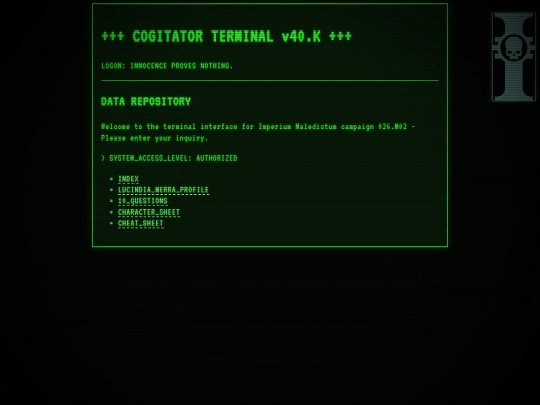 index screenshot