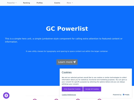 site screenshot