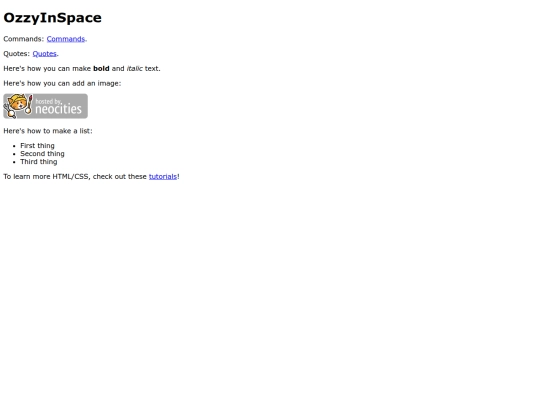 index screenshot