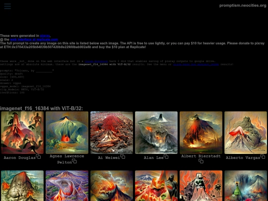 volcano_test_imagenet screenshot