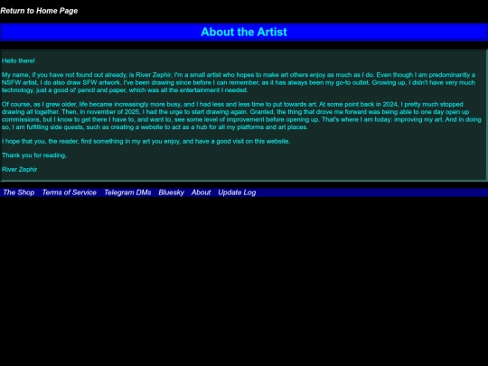 bio screenshot