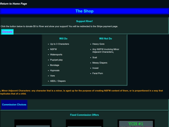services screenshot