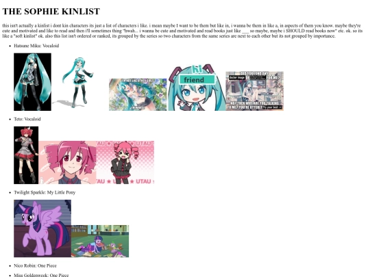kinlist screenshot