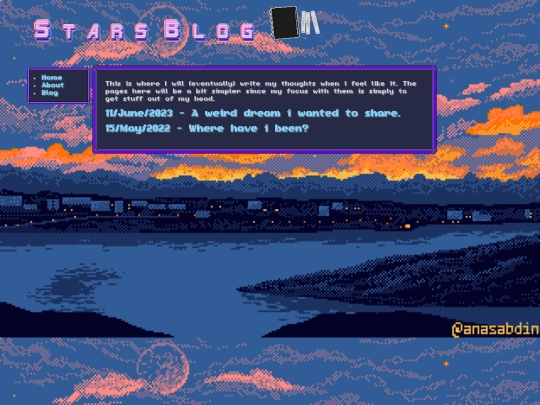 blog screenshot