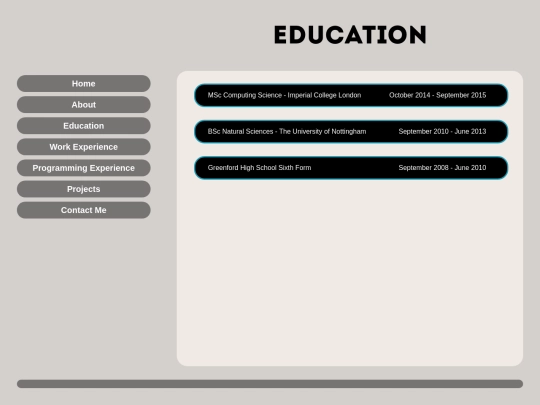 education screenshot