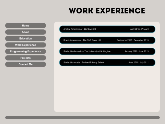 work screenshot