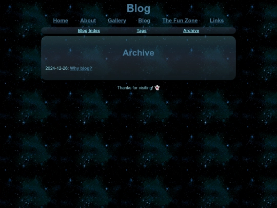 blog/archive screenshot