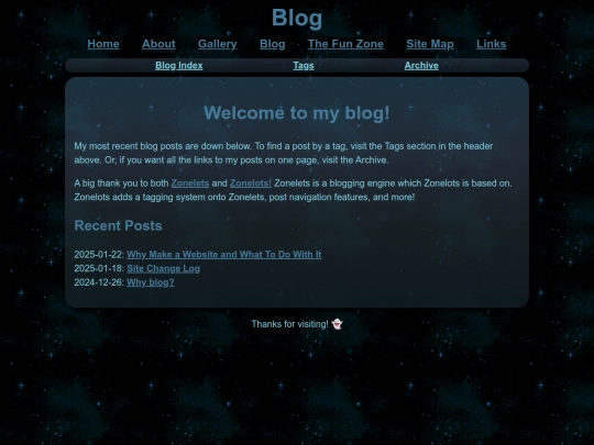 blog screenshot