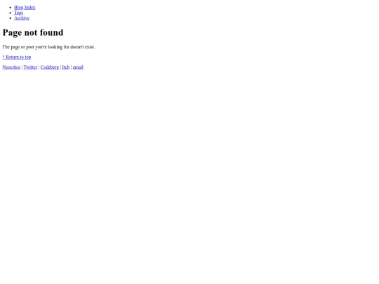 blog/not_found screenshot