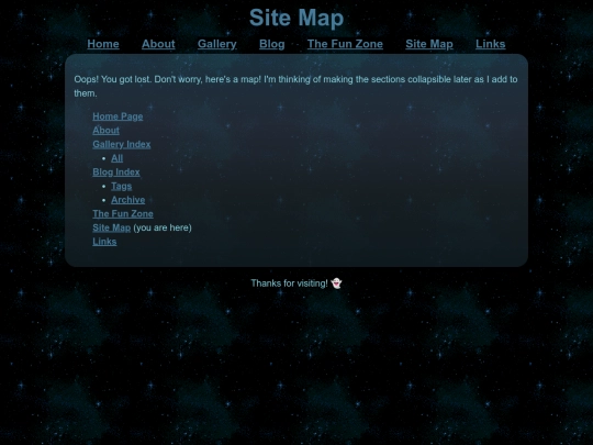 site-map screenshot