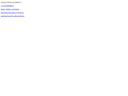 collections screenshot
