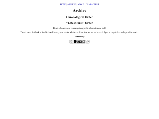 archive screenshot