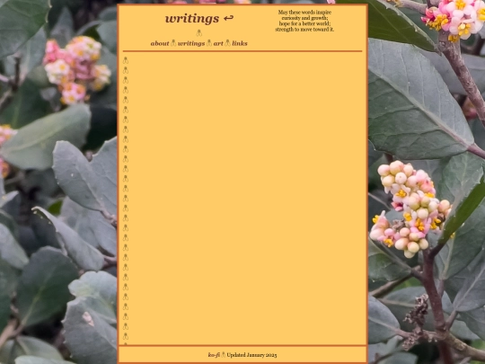 writings screenshot