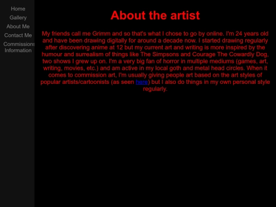 aboutme screenshot