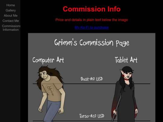 commissions screenshot