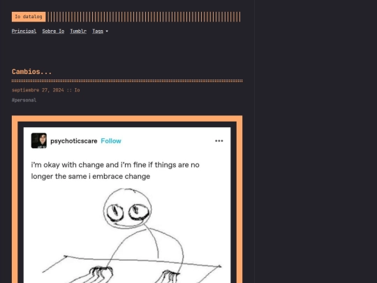 blog/cambios screenshot