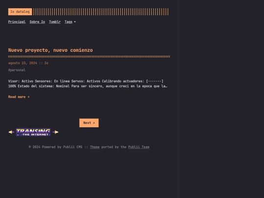 blog/page/2 screenshot
