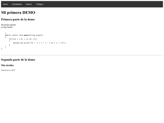 demo1 screenshot