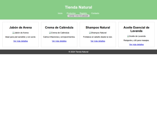 sergio/tienda screenshot