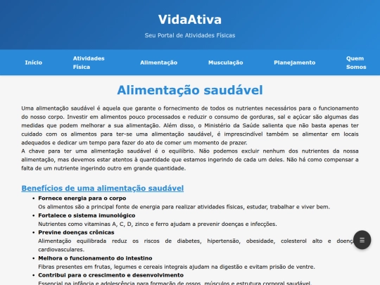 projeto/importancia screenshot